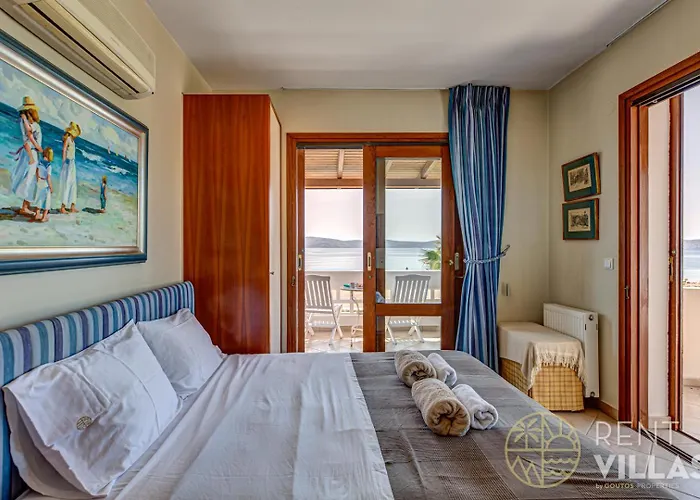 Villa Beachfront Armonia In Porto Hydra By Goutos