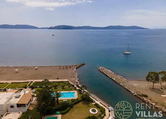 Beachfront Armonia In Porto Hydra By Goutos Вилла *